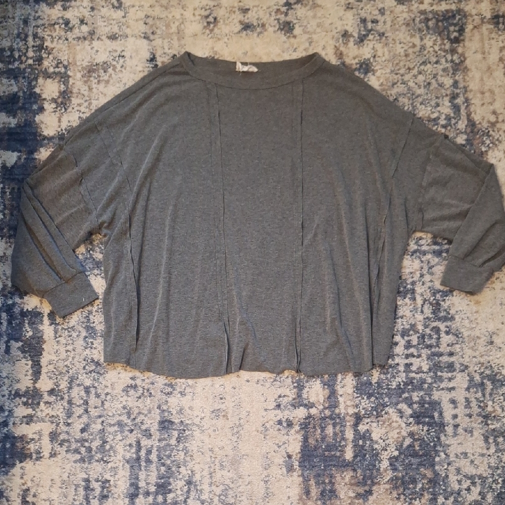 ANDREE BY UNIT Charcoal Gray Women's Sweatshirt
